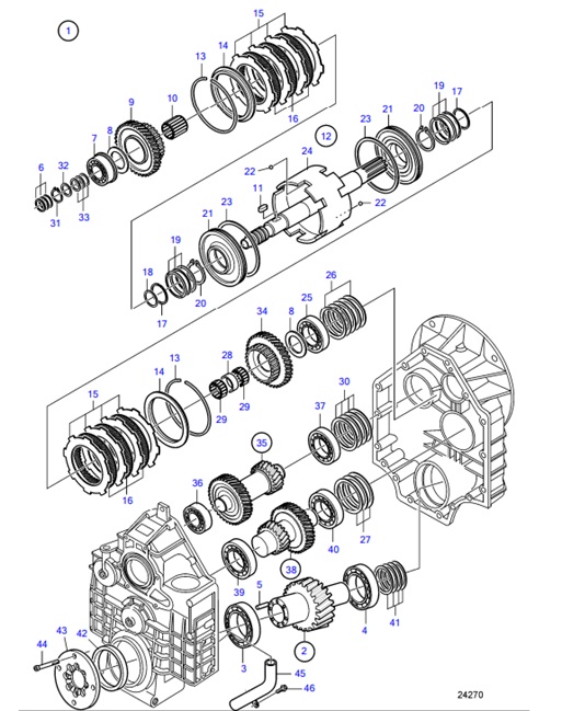 HS85IVE-54161694-Reverse-Gear,-Components:-Ratio-2.49:1