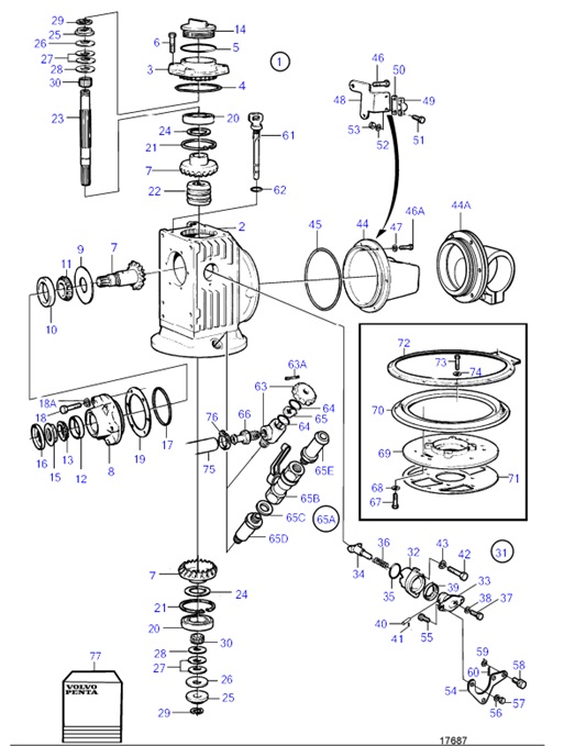 120S-D-54157833-Upper-Gear-Unit