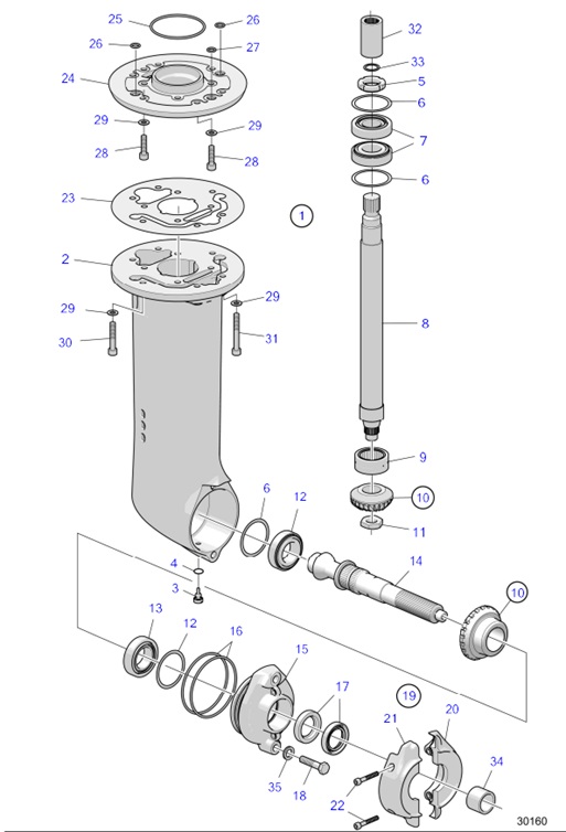 130S-D-54166274-Lower-Gear-Unit-130S-D,-130SR-D