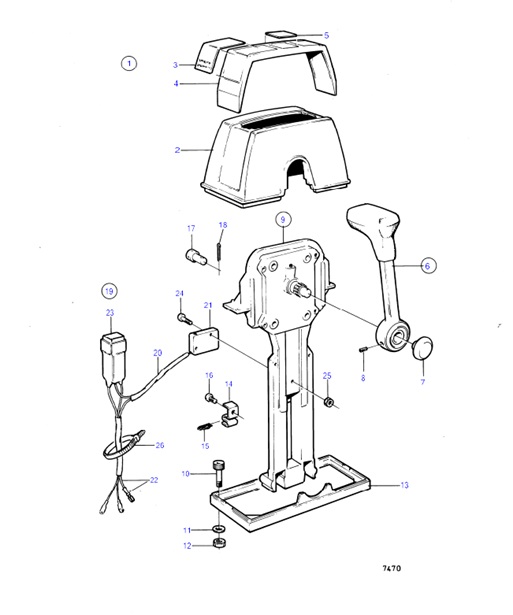 290DP-54151755-Control-for-Top-Installation:-SINGLE