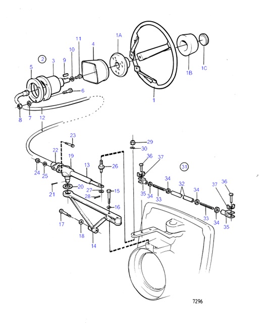 AQ200D-54151724-Steering-Mechanism,-Roto-Pilot-AQ-Drive-Unit-290