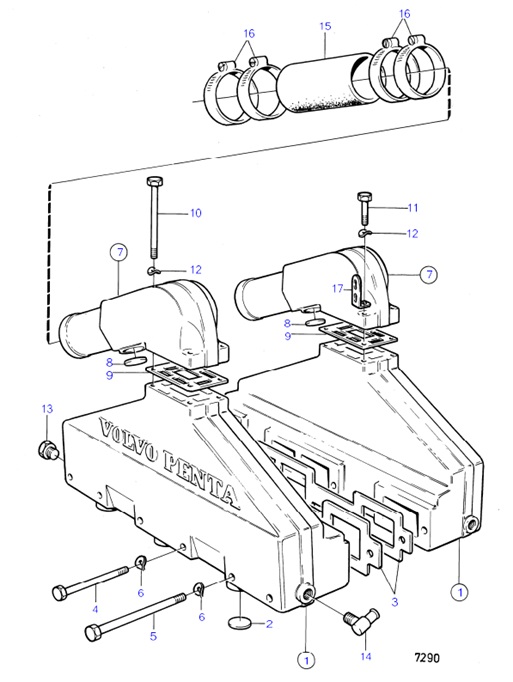 AQ200F-54151657-Exhaust-Manifold