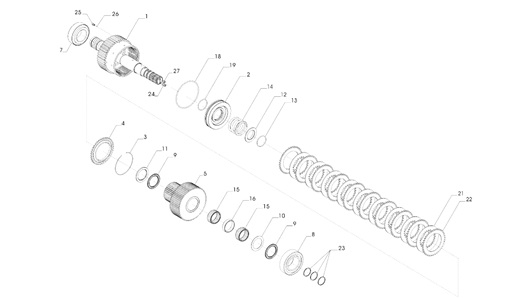 ZF-360-A-ZF-360-A-GAI-GRUPPO-ALBERO-INGRESSO-/-INPUT-SHAFT-ASSEMBLY