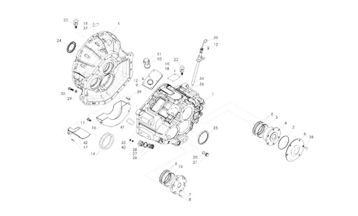 ZF-360-A-ZF-360-A-GCC-GRUPPO-CARCASSE-COPERCHI-/-HOUSINGS-COVERS-ASSEMBLY