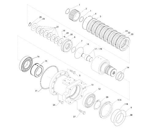 ZF-360-A-ZF360-500-510-CP-CONDUZIONE-POMPA-(ATTACCO-B/C)-/-PUMP-DRIVING-PTO-(B/C-ADAPTER)