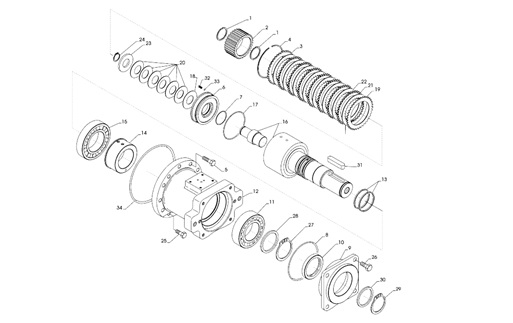 ZF-360-A-ZF360-500-510-TC-TIRO-CINGHIA-/DRIVING-BELT