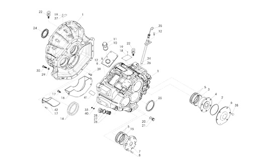 ZF-500-1A-ZF-500-1A-GCC-GRUPPO-CARCASSE-COPERCHI-/-HOUSINGS-COVERS-ASSEMBLY