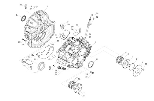 ZF-510-1A-ZF-510-1A-GCC-GRUPPO-CARCASSE-COPERCHI-/-HOUSINGS-COVERS-ASSEMBLY