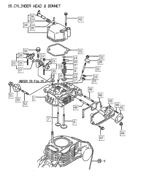 IS5.0-(Yanmar-L)-L100AE-DEGMA-CHB-CYLINDER-HEAD-&-BONNET