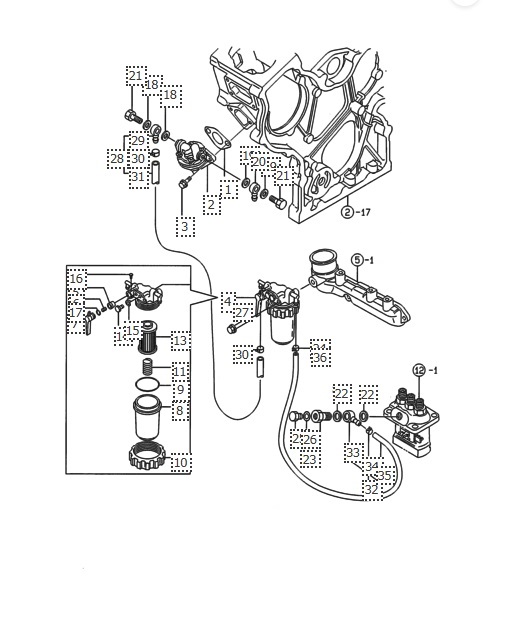 3TNE68-G2A-3TNE68-G2A-FCM-FILTRO-CARBURANTE-MOTORE