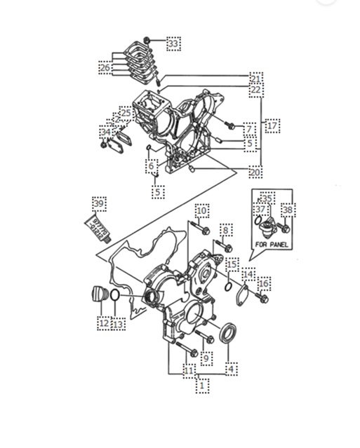 3TNE68-G2A-3TNE68-G2A-SIM-SCATOLA-INGRANAGGI-MOTORE