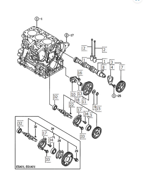 IS10.8-3TNE68-G2A01-ACICM-ALBERO-A-CAMME-E-INGRANAGGIO-CONDUTTORE-DEL-MOTORE