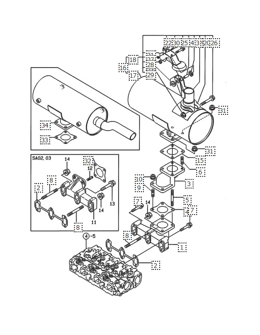 IS10.8-3TNE68-G2A01-CSMM-COLLETTORE-DI-SCARICO-E-MARMITTA-MOTORE