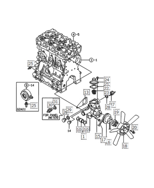 IS10.8-3TNE68-G2A01-SRAM-SISTEMA-DI-RAFFREDDAMENTO-AD-ACQUA-DEL-MOTORE