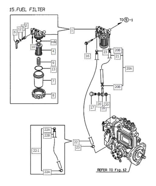 IS11-3TNE88-G1A-FCM-FILTRO-CARBURANTE-MOTORE