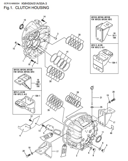 KMH50A-0CR10-M66004-CH-CLUTCH-HOUSING