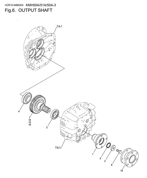 KMH50A-0CR10-M66004-OS-OUTPUT-SHAFT