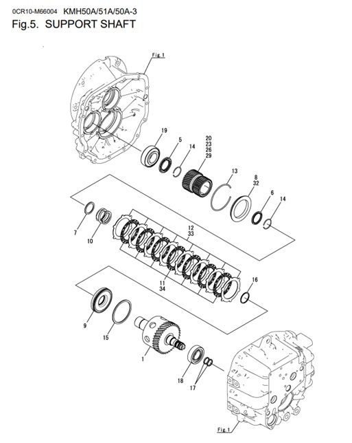 KMH50A-0CR10-M66004-SS-SUPPORT-SHAFT