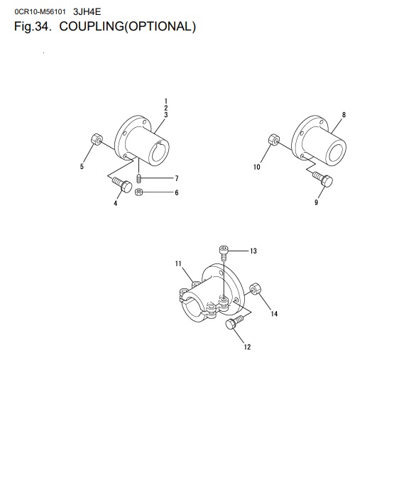 3JH4E-0CR10-M56101-CO-COUPLING(OPTIONAL)