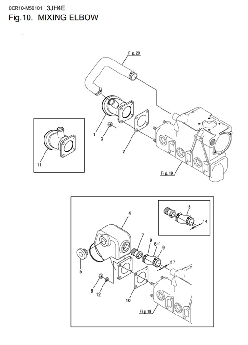 3JH4E-0CR10-M56101-ME-MIXING-ELBOW