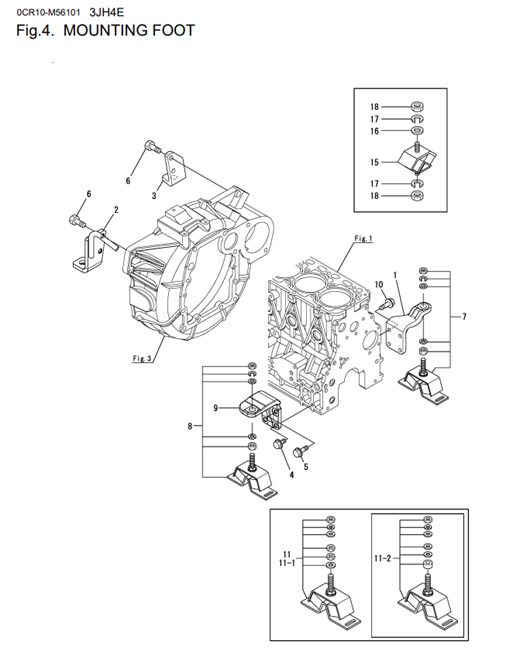 3JH4E-0CR10-M56101-MF-MOUNTING-FOOT
