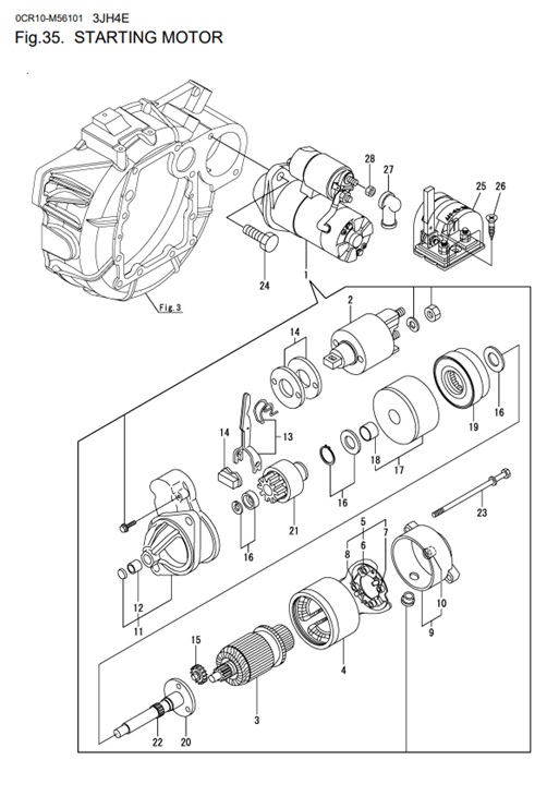 3JH4E-0CR10-M56101-SMO-STARTING-MOTOR