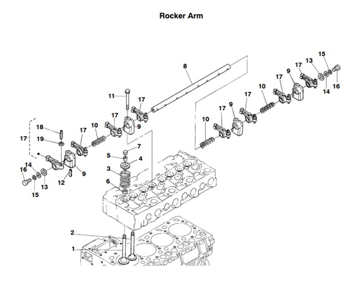 MDKBP-MDKDP/R/V-RA-ROCKER-ARM