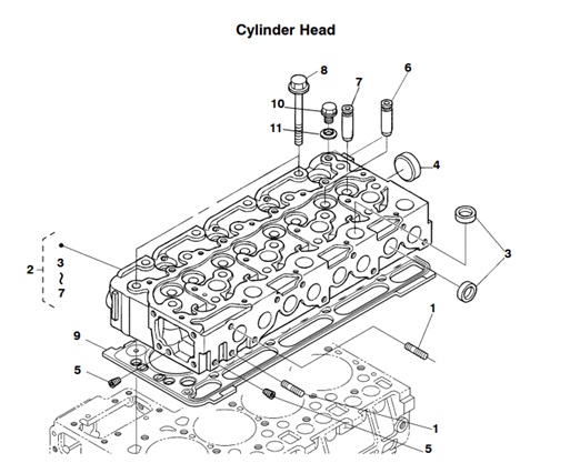 MDKBR-MDKDP/R/V-CH-CYLINDER-HEAD