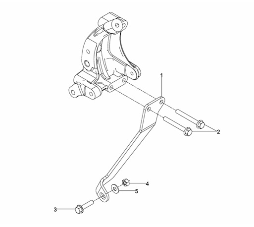 D2868LE433-004026000056-SUPPORTO-ALTERNATORE-PROTEZIONE-CINGHIA-TRAPEZ.-PEZZI-DI-MONTAGGIO