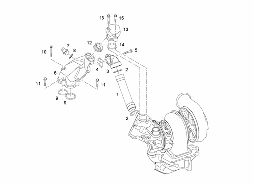 D2868LE433-016008000011-GOMITO-SCARICO-SIN.-MANICOTTO-LIQUIDO-DI-RAFFR.