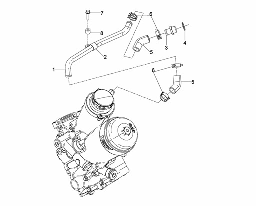 D2868LE433-044001000049-SFIATO-CARTER-MOTORE-TUBAZIONE-DI-SFIATO-SIN.