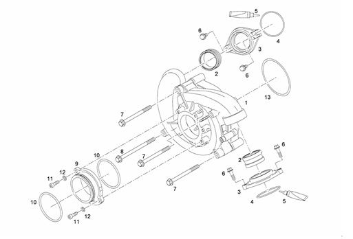 D2868LE433-047006002930-POMPA-ACQUA-PEZZI-DI-MONTAGGIO