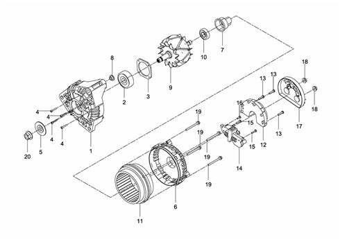 D2868LE433-B261026000001-ALTERNATORE-PEZZI-SCIOLTI