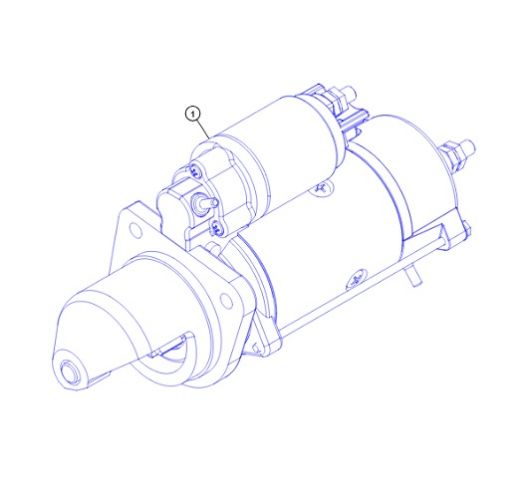 3054B MARINE ENGINE CSH 1984112 STARTER 24V GP - IMC