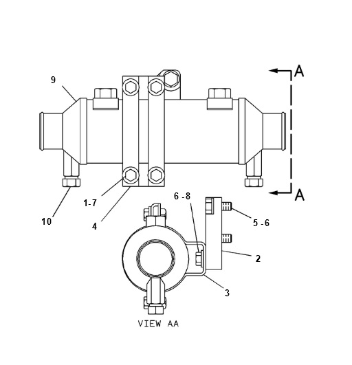 3116-MARINE-ENGINE-4KG-7C6488-COOLER-GP-TRASMISSIONE