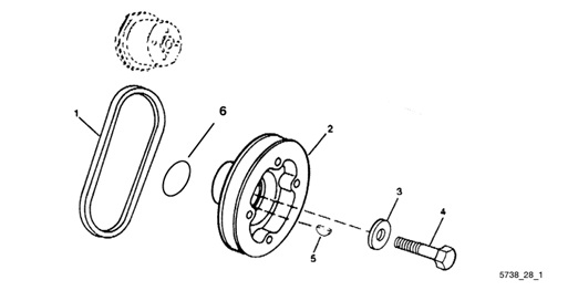 30CFOZ-TP5738_28_1V1-Crankshaft-Pulley-and-Fan-Belt