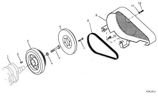 125EOZ-TP5738_28_3V4-Crankshaft-Pulley-and-Fan-Belt