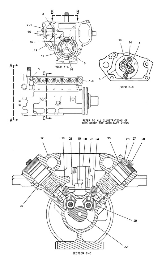 Immagine di 3412 GENERATOR SET 81Z 1083696 POMPA INIEZIONE