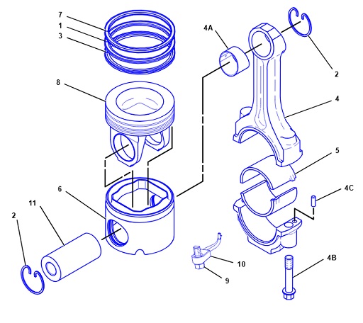 C15-MARINE-ENGINE-RLA-2735799-GRUPPO-PISTONE-E-BIELLA