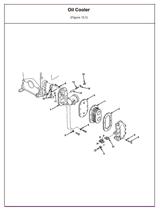 6I-71-6I71-13.1-Oil-Cooler