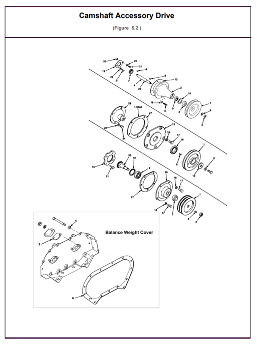 6I-71-6I71-5.2-Camshaft-Accessory-Drive