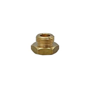 Immagine di 02010TP AIFO-FTP brass plug th. 18X1,5 for pencil anode in ottone