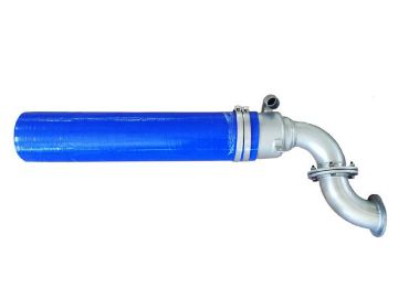 Immagine di 0605-0205-CA COLLETTORE DI SCARICO Costruito a misura in 2 pezzi flangiati Predisposi