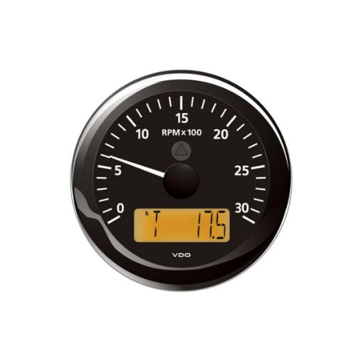 Immagine di A2C59512390 CONTAGIRI+C/ORE 12/24V D85 S 3000rpm NERO