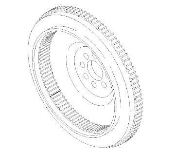 Immagine di 1608230 VOLANO FLYWHEEL AS