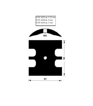 Immagine di 6523 CAMMA PER POMPA SP 5.25 L=50