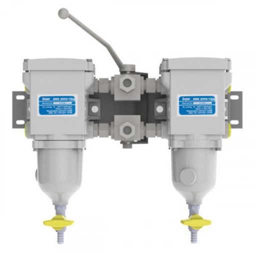 Immagine di 062719 Filtro doppio commut./boccia in metallo/sensore allarme (MTU 0004771202)