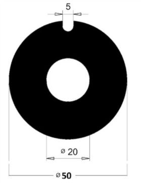Immagine di 5770 ANELLO RAS.50x20x1.5