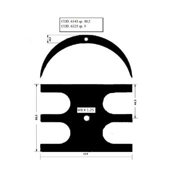 Immagine di 6325 CAMMA 29880/ SP. 9 MM.