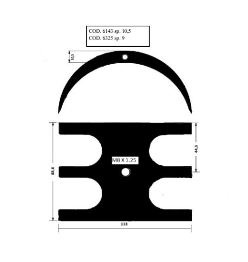 Immagine di 6325 CAMMA 29880/ SP. 9 MM.
